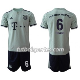 Camisetas Bayern de Múnich Thiago 6 Niño Segunda Equipacion 2018/2019